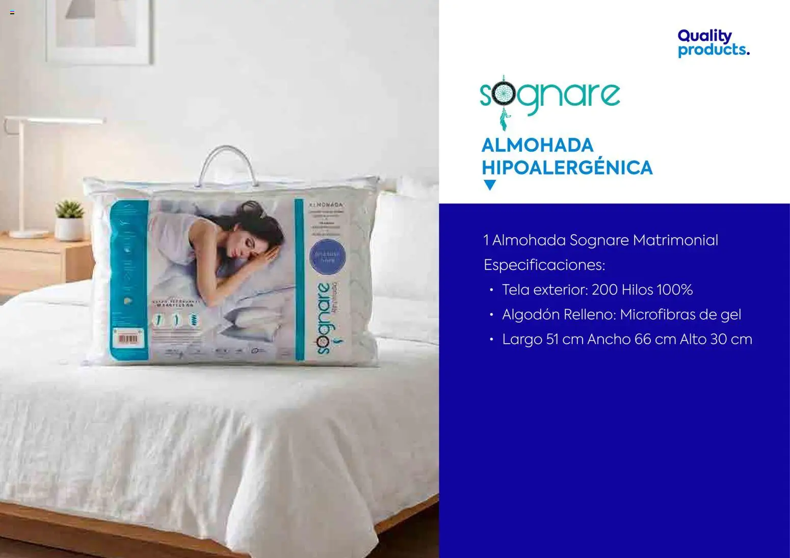 Catálogo Quality Products válido desde 01.04.2026 | Página: 107 | Productos: Almohada