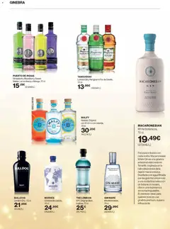Vista previa de El Corte Inglés catálogo La Bodega , nuevo folleto de la tienda, válido en México a partir del 20.11.2025 | Página: 41 | Productos: Gin, Agua, Limón, Ginebra