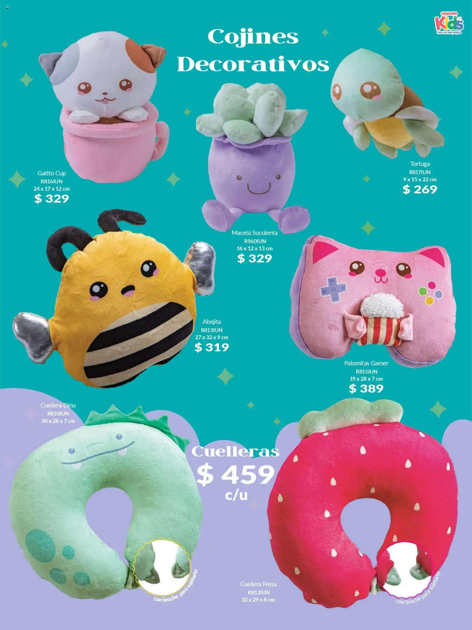 Nuevas ofertas de Colchas Concord válidas en toda la República Mexicana desde el 01.02.2026. ¡Encuentra las mejores ofertas en Colchas Concord catálogo Kids! | Página: 34 | Productos: Fresa, Maceta