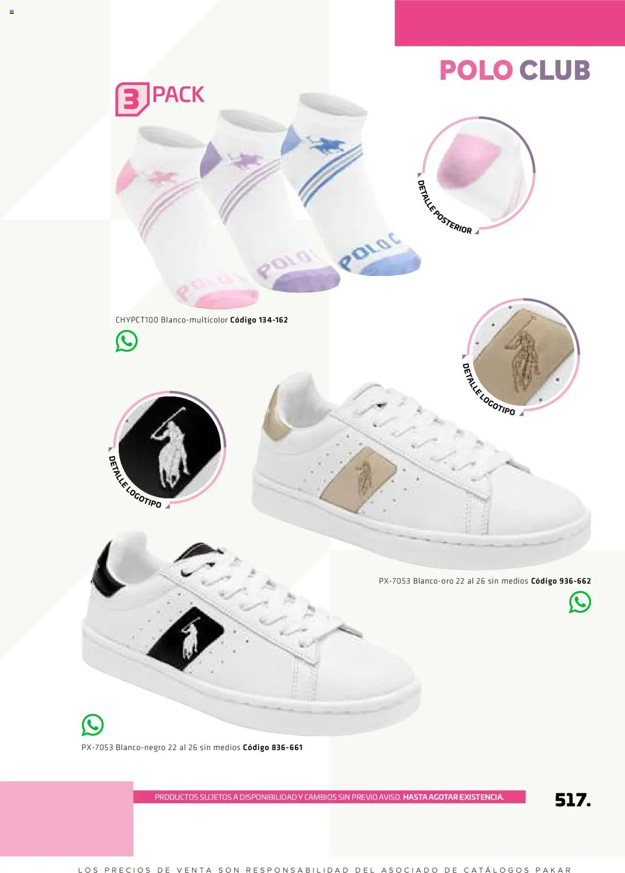 Nuevas ofertas de SC Pakar válidas en toda la República Mexicana desde el 29.08.2025. ¡Encuentra las mejores ofertas en SC Pakar - Catálogo Otoño Women! | Página: 517