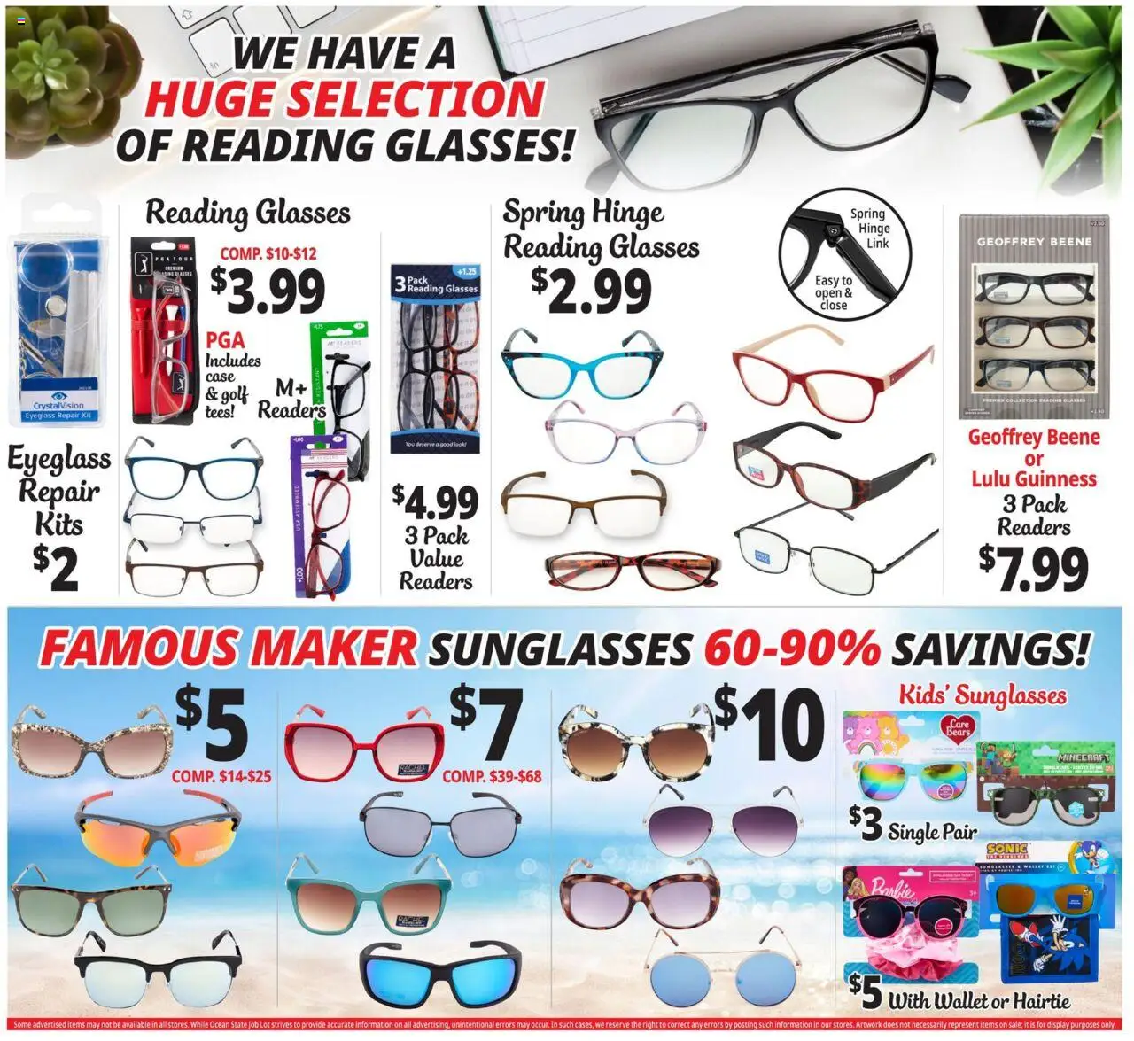 Ocean State Job Lot Weekly Ad - valid from 14.08.2025 | Page: 21 | Products: Hinge, Wallet, Glasses, Case
