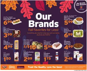 Preview of Hannaford weekly ads valid from 02.11.2025 | Page: 13 | Products: Salad, Potatoes, Sauce, Pumpkin