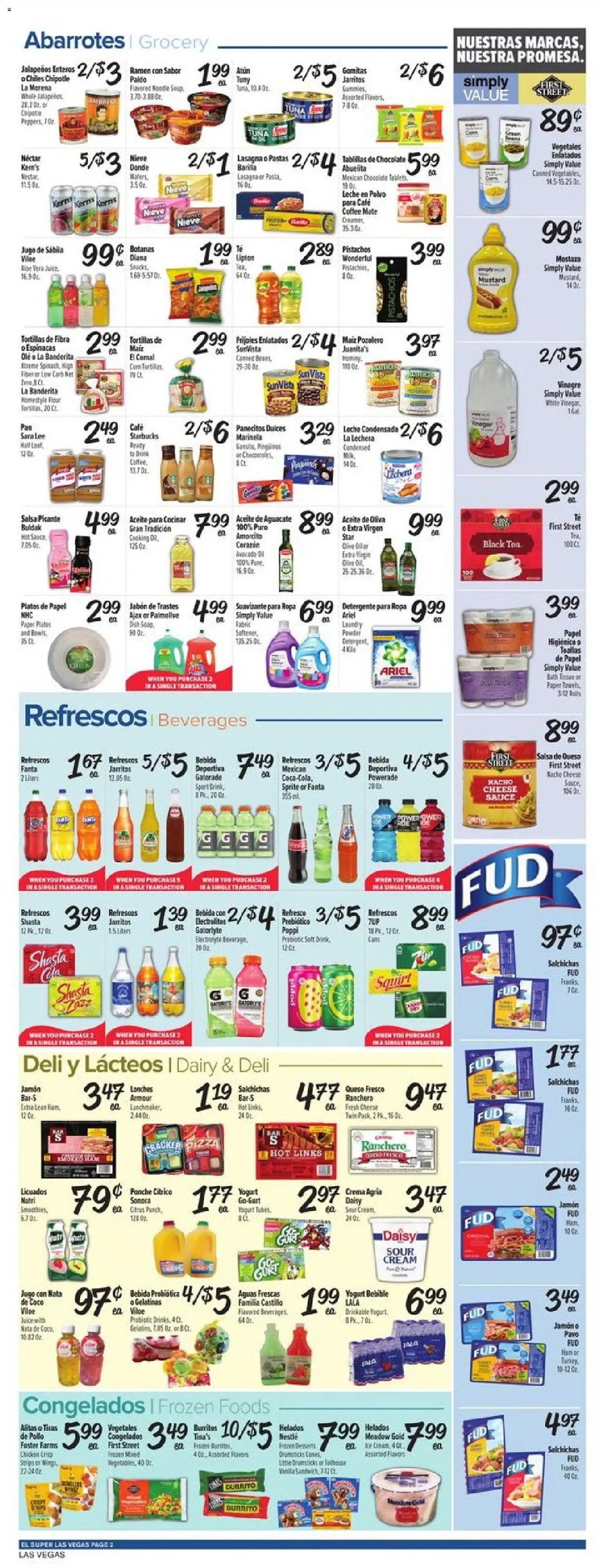 El Super Weekly Ad - NV - valid from 14.01.2026 | Page: 2 | Products: Oil, Pizza, Aloe Vera, Avocado