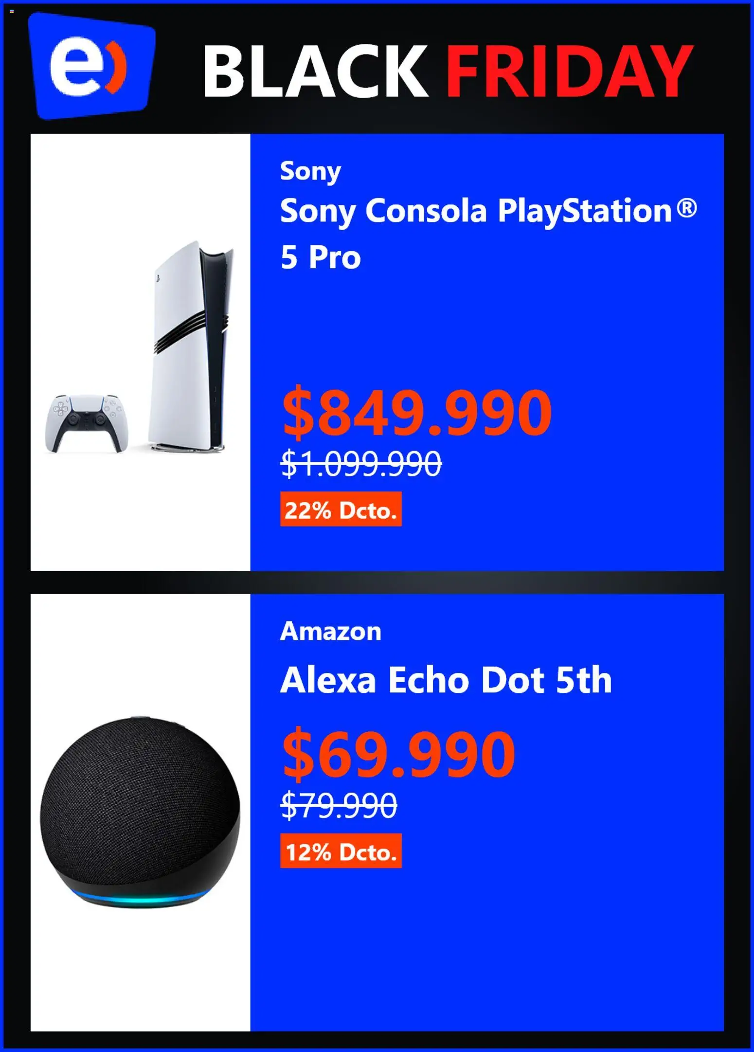 Black Friday Entel │ válido desde el 26.11.2025 | Página: 3 | Productos: Playstation