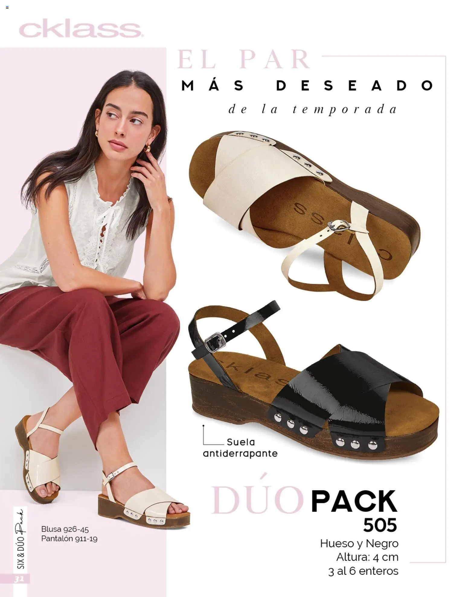 Nuevas ofertas de Cklass válidas en toda la República Mexicana desde el 02.01.2026. ¡Encuentra las mejores ofertas en Cklass catálogo Six & Dúo pack! | Página: 32 | Productos: Blusa