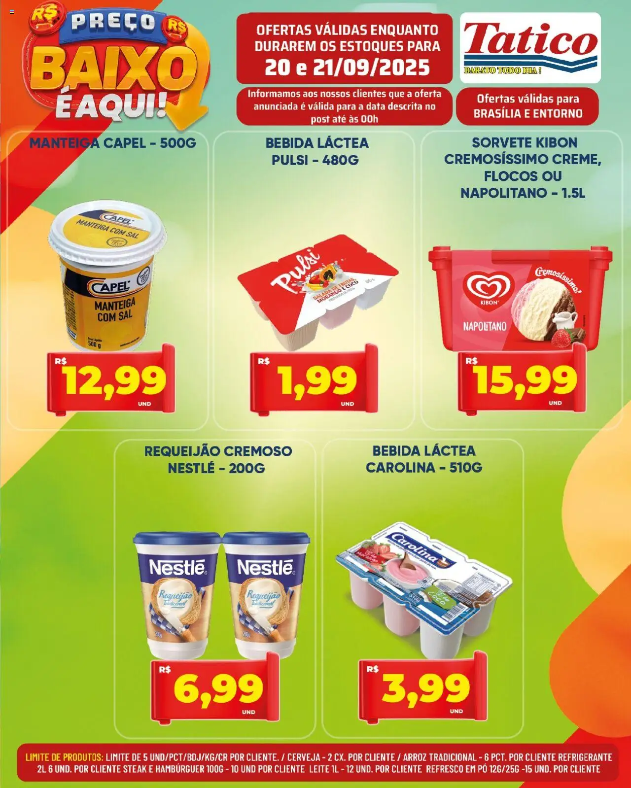 Tatico Folheto - válido de 20.09.2025 | Página: 6 | Produtos: Cerveja, Flocos, Sorvete, Requeijão