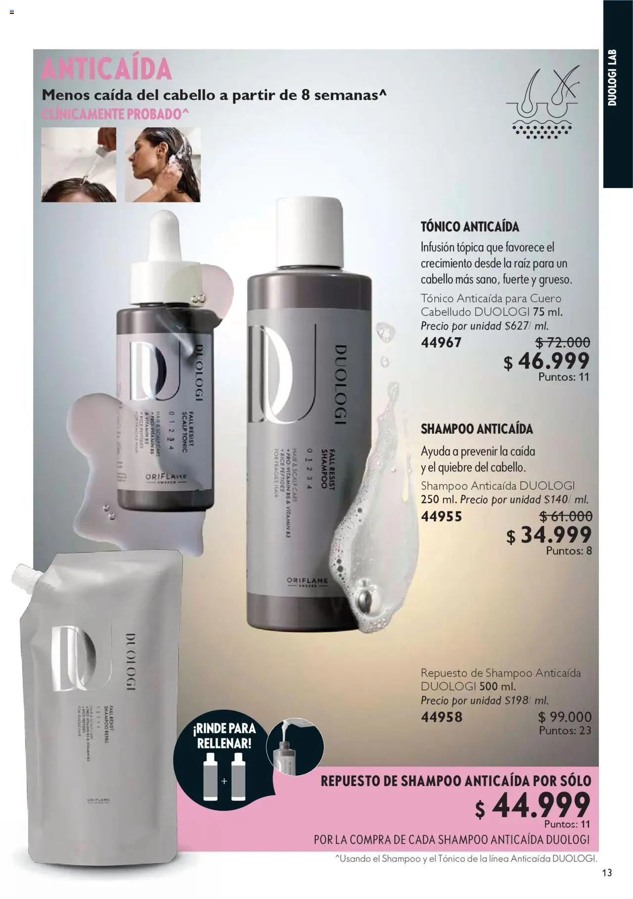 Oriflame revista - valida desde el 04.10.2025 | Página: 13 | Productos: Shampoo