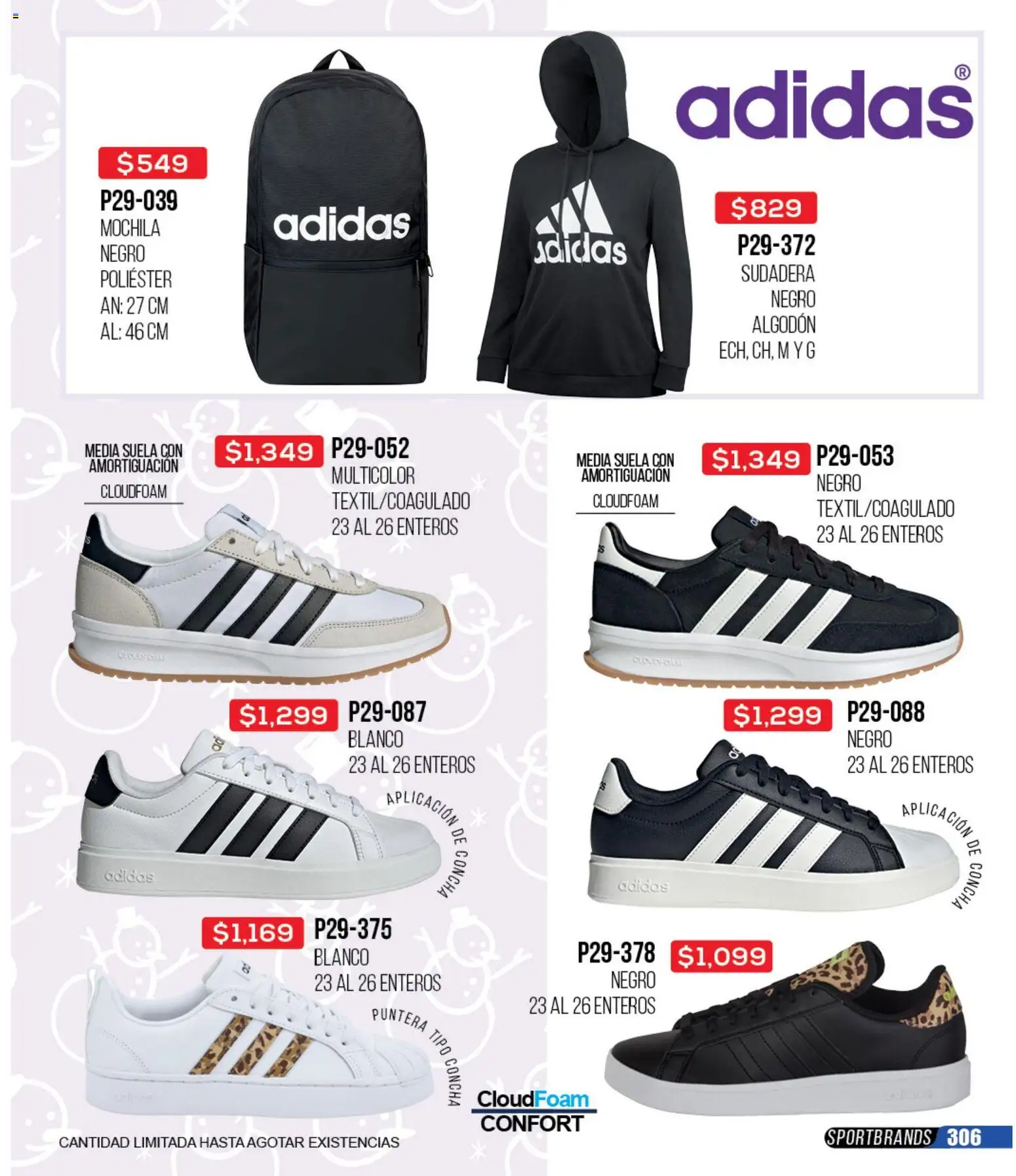 Nuevas ofertas de Cklass válidas en toda la República Mexicana desde el 30.11.2025. ¡Encuentra las mejores ofertas en Cklass catálogo Rebajas Navideñas Calzado! | Página: 307 | Productos: Mochila, Algodón, Sudadera