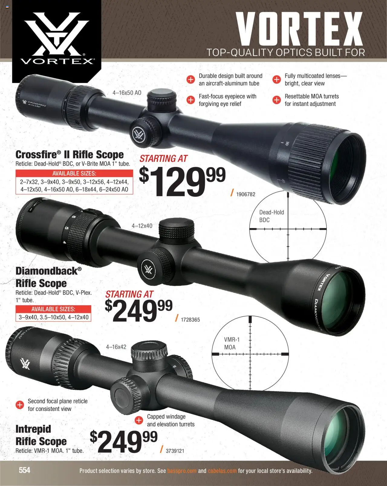 Cabela's Hunting Master 25 - valid from 11.08.2025 | Page: 554 | Products: Rifle