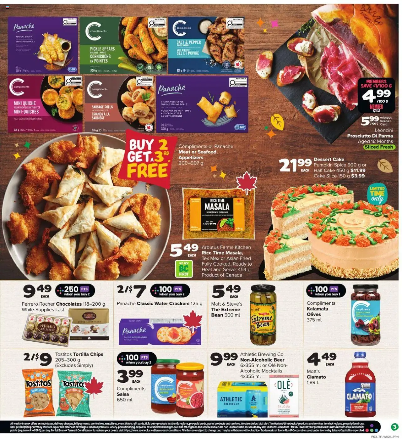 Thrifty Foods flyer valid from 09.10.2025 | Page: 4 | Products: Rice, Chips, Pumpkin, Beer