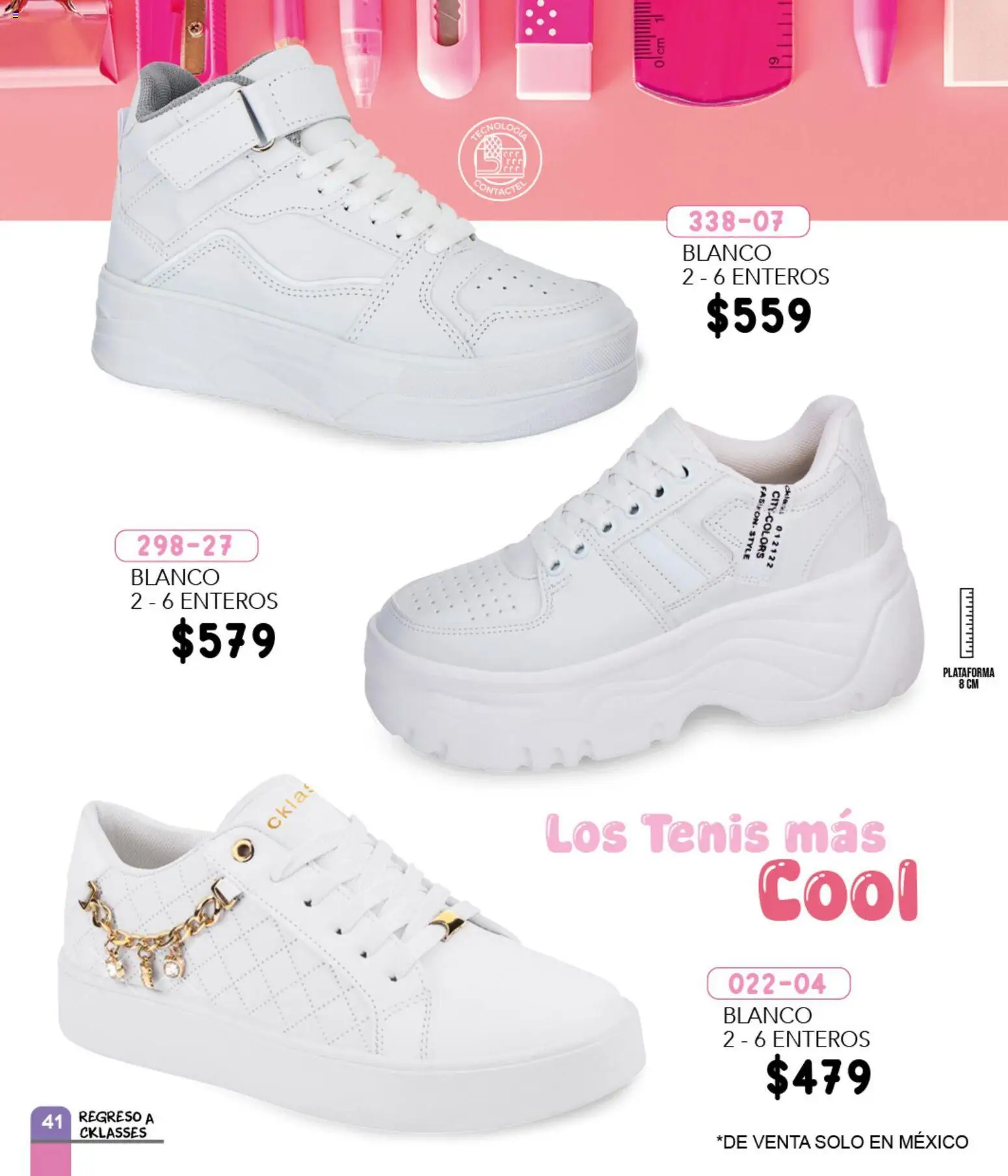 Nuevas ofertas de Cklass válidas en toda la República Mexicana desde el 06.01.2026. ¡Encuentra las mejores ofertas en Cklass catálogo Regreso a clases 2026! | Página: 42 | Productos: Tenis