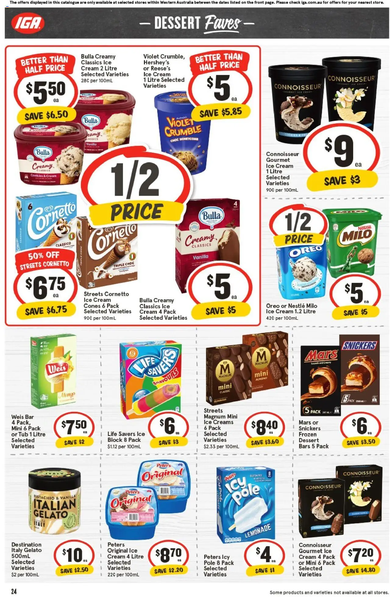 IGA catalogue - valid from 22.10.2025 | Page: 27 | Products: Cream, Ice cream, Mango
