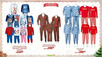 Vista previa de La Comer folleto Felices Fiestas, nuevo folleto de la tienda, válido en México a partir del 05.12.2025 | Página: 31 | Productos: Pijama, Manga, Mameluco