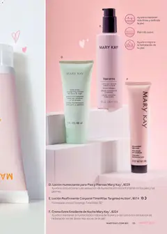 Vista previa de Loción Humectante para Pies y Piernas Mary Kay, Ayuda a proporcionar una sensación de humectación reconfortante en los pies y las piernas., nuevo folleto de la tienda, válido en México a partir del 01.01.2026 | Página: 25
