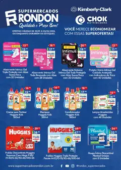 Supermercados Rondon - Ofertas Kimberly-Clark - Pré-Visualização do folheto da loja Supermercados Rondon, válido de 20.01.2026