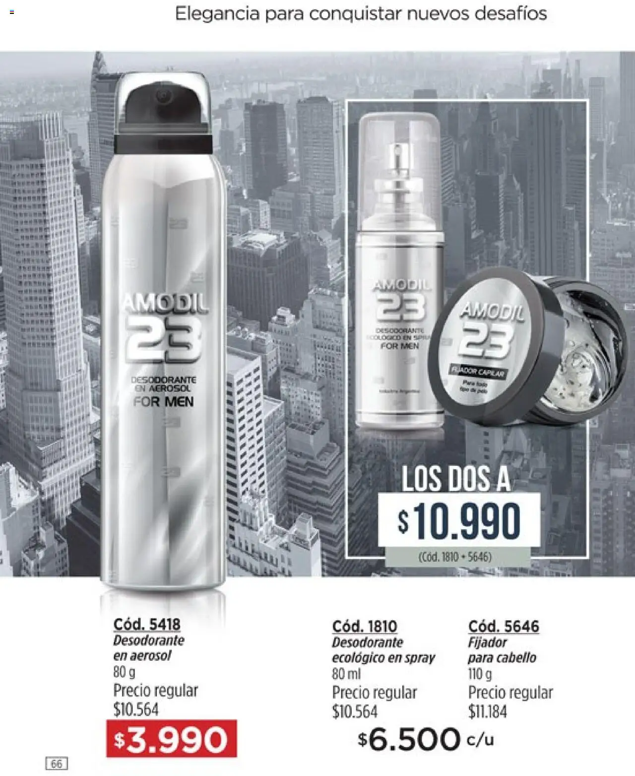 Catálogo Amodil Campaña 14 │ válido desde el 19.08.2025 | Página: 66 | Productos: Fijador, Desodorante