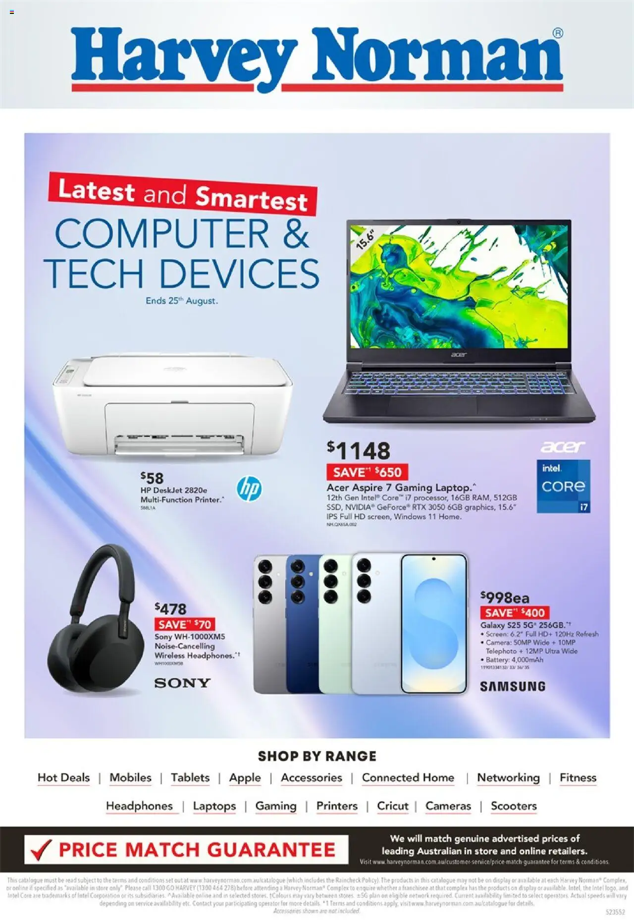 Harvey Norman catalogue - valid from 14.08.2025 | Page: 1 | Products: Battery, Accessories, Computer, Screen