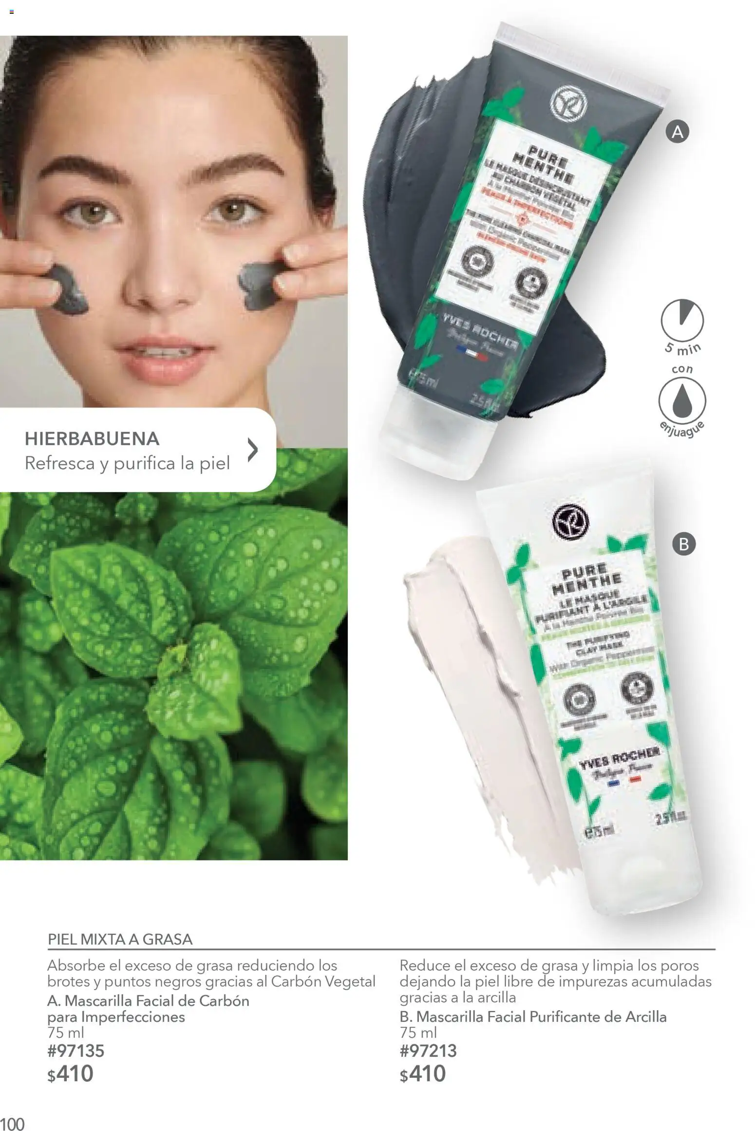 Nuevas ofertas de Yves Rocher válidas en toda la República Mexicana desde el 10.02.2026. ¡Encuentra las mejores ofertas en Yves Rocher campaña 3 2026! | Página: 98 | Productos: Mascarilla