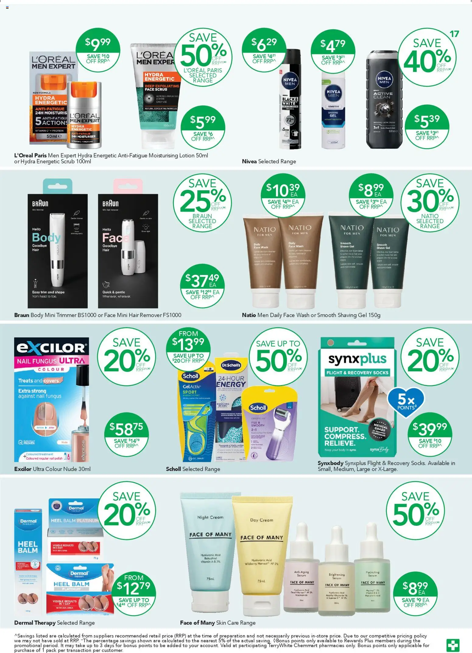 Terry White catalogue - valid from 05.03.2026 | Page: 17 | Products: Lotion, Socks, Face wash, Multipurpose