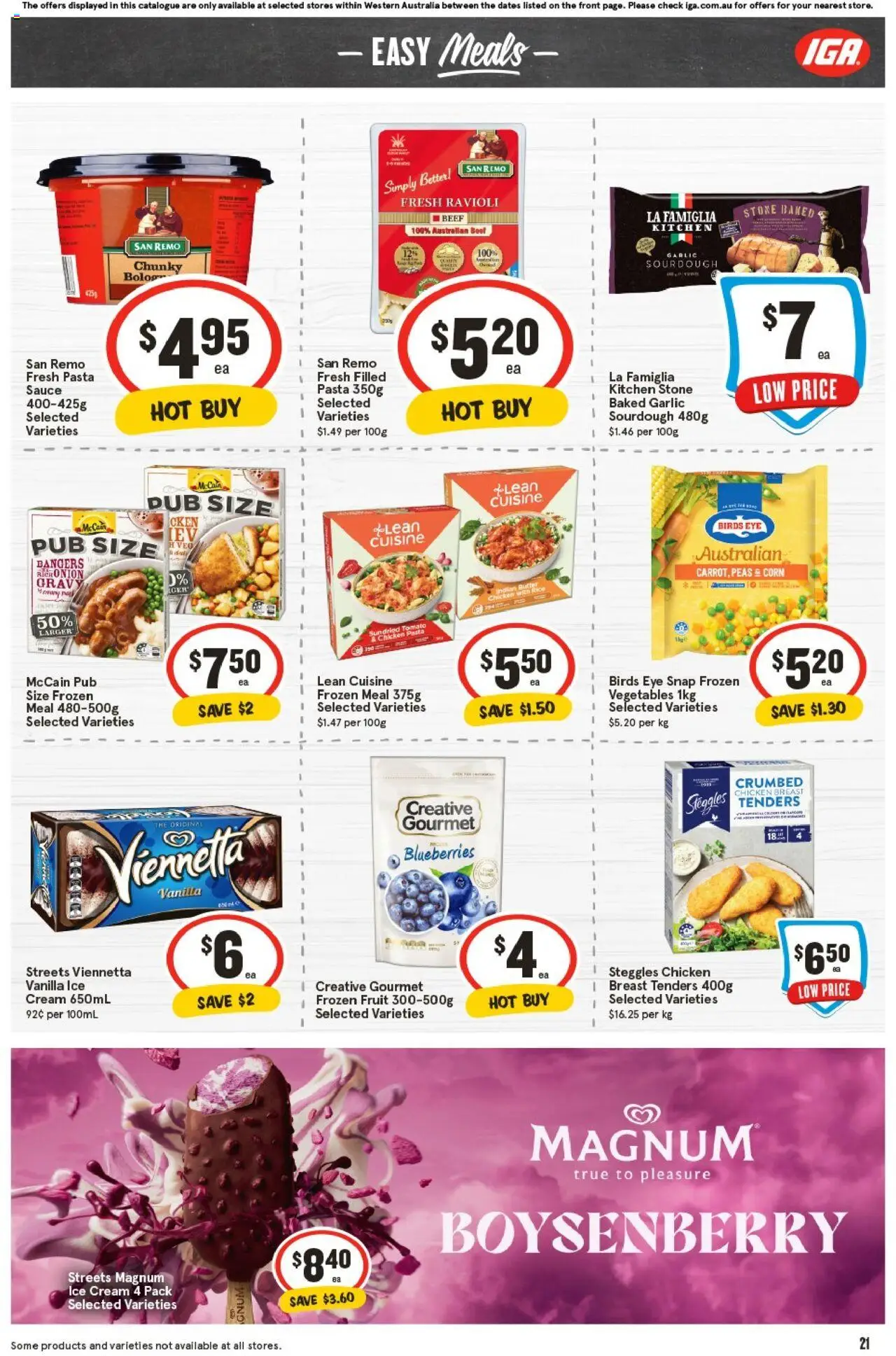 IGA catalogue - valid from 22.10.2025 | Page: 24 | Products: Chicken, Cream, Garlic, Blueberries