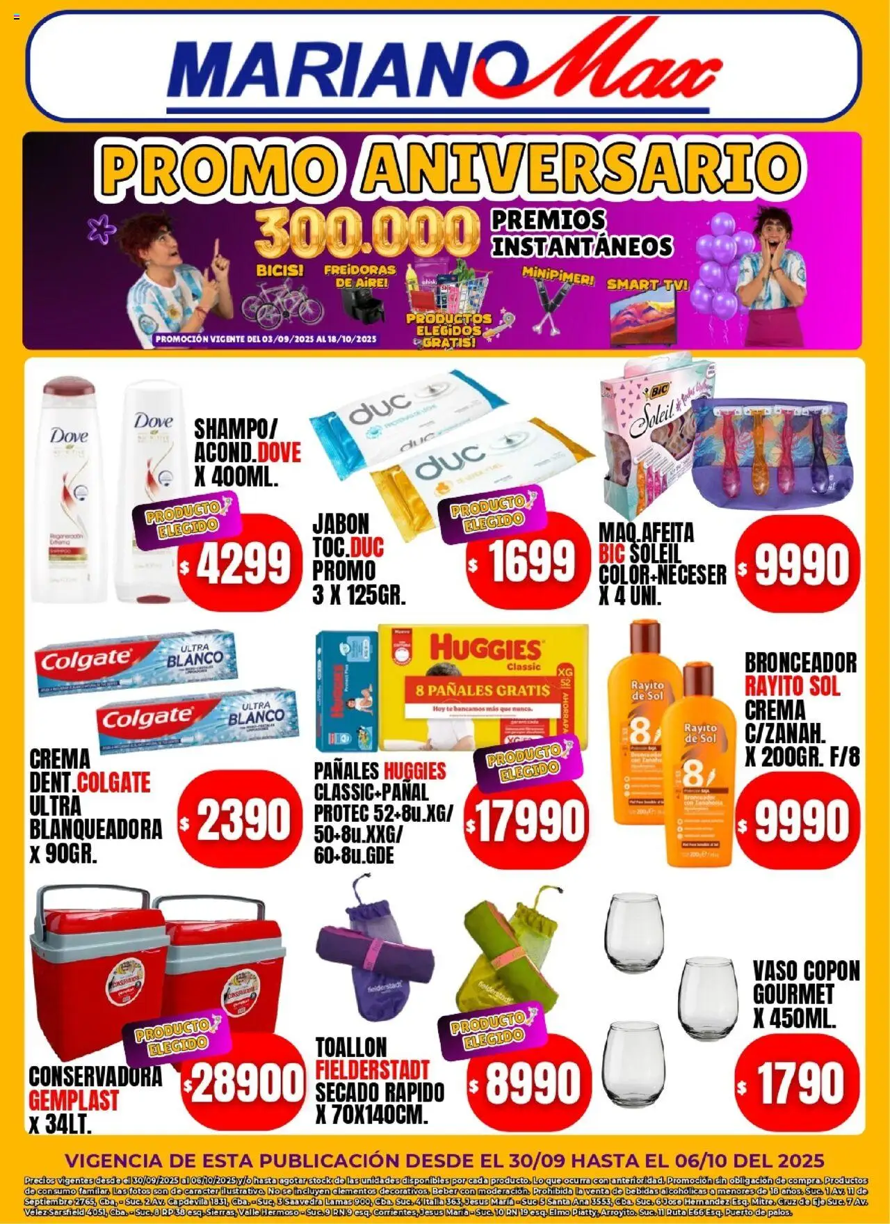 Mariano Max - Catálogo │ válido desde el 30.09.2025 | Página: 5 | Productos: Conservadora, Té, Pañales, Crema