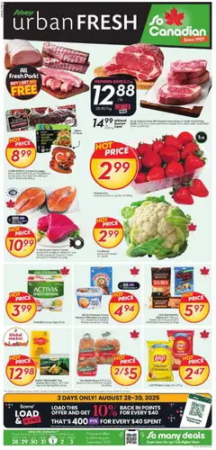 Preview of Sobeys - Weekly Flyer - Urban Fresh from shop Sobeys valid from 28.08.2025