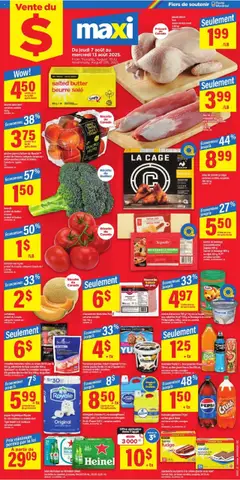 Preview of Maxi weekly flyer / circulaire from shop Maxi valid from 07.08.2025