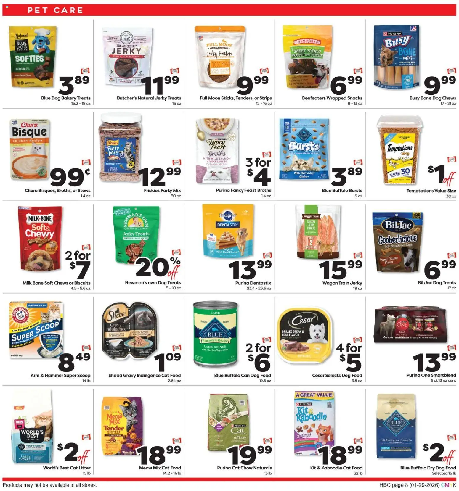 Weis Health & Home - valid from 29.01.2026 | Page: 8 | Products: Dog Food, Cat Food, Milk, Butter