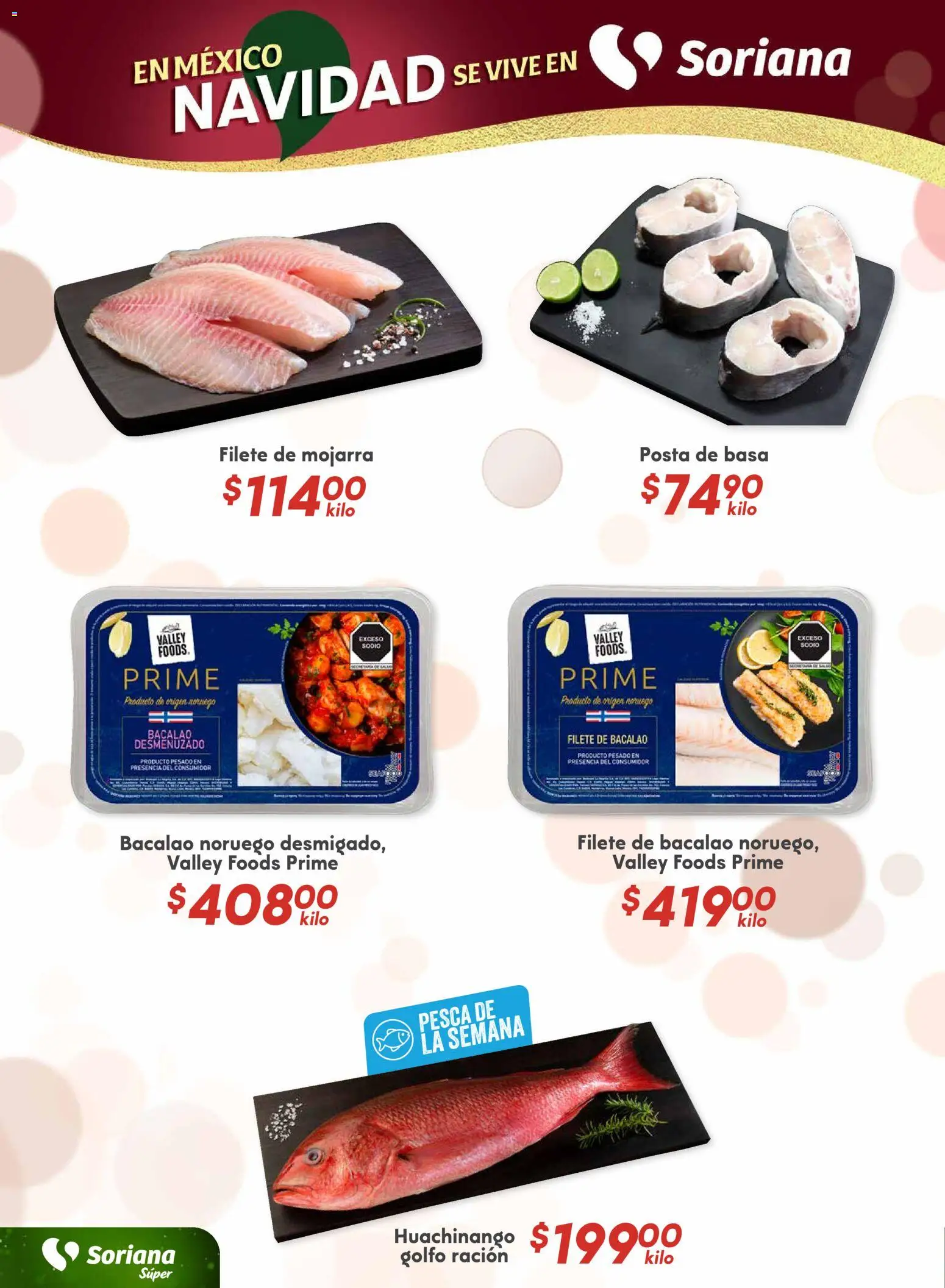 Nuevas ofertas de Soriana válidas en toda la República Mexicana desde el 28.11.2025. ¡Encuentra las mejores ofertas en Soriana - Fin de Semana Súper: Saltillo y Torreón! | Página: 6