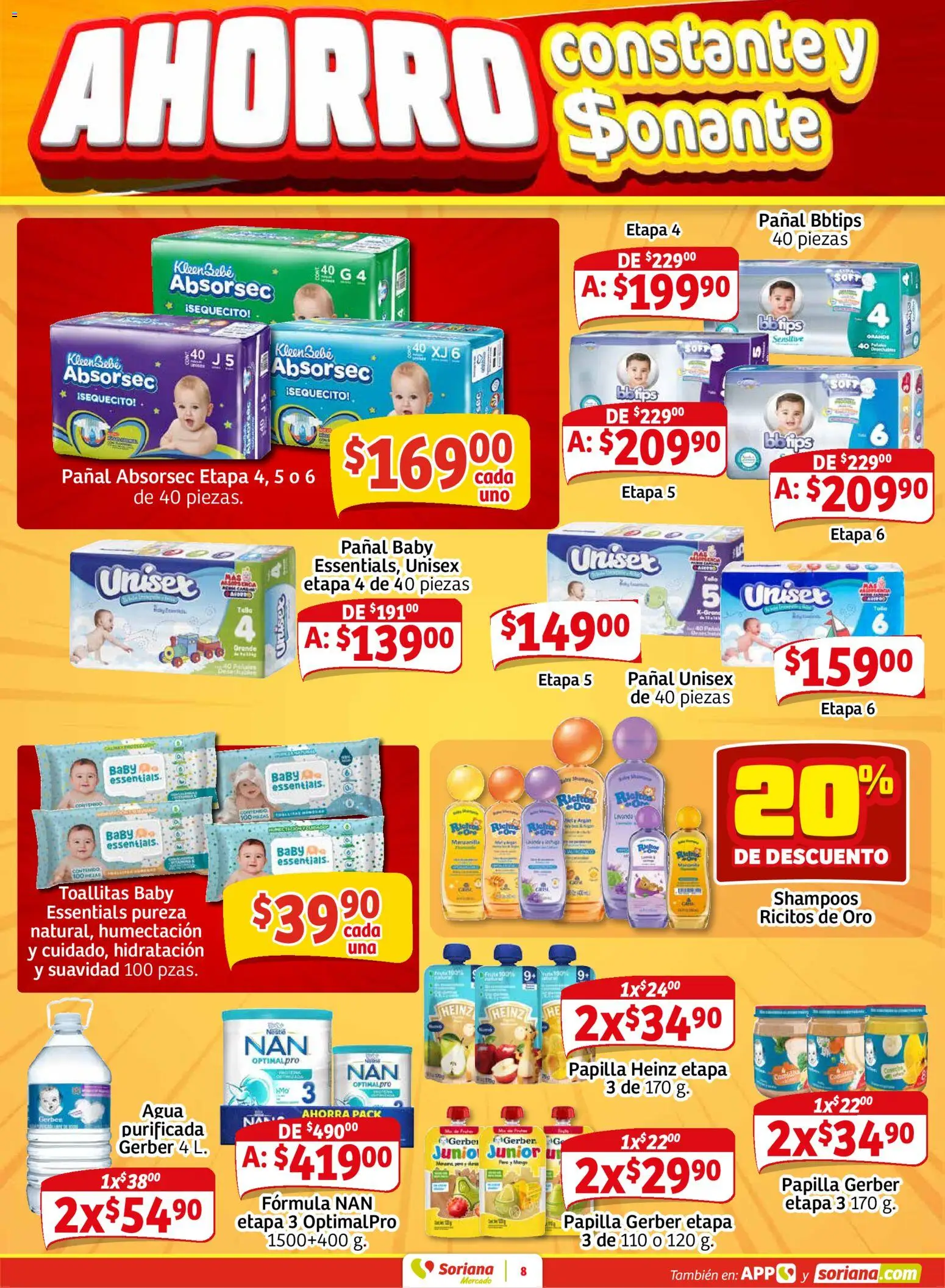 Nuevas ofertas de Soriana válidas en toda la República Mexicana desde el 15.01.2026. ¡Encuentra las mejores ofertas en Soriana - Pesito Valedor Mercado: Edo Mex, Valle De México, Gro, Hgo, Mor, Pue, Qto, Tlax, Ver! | Página: 16 | Productos: Agua