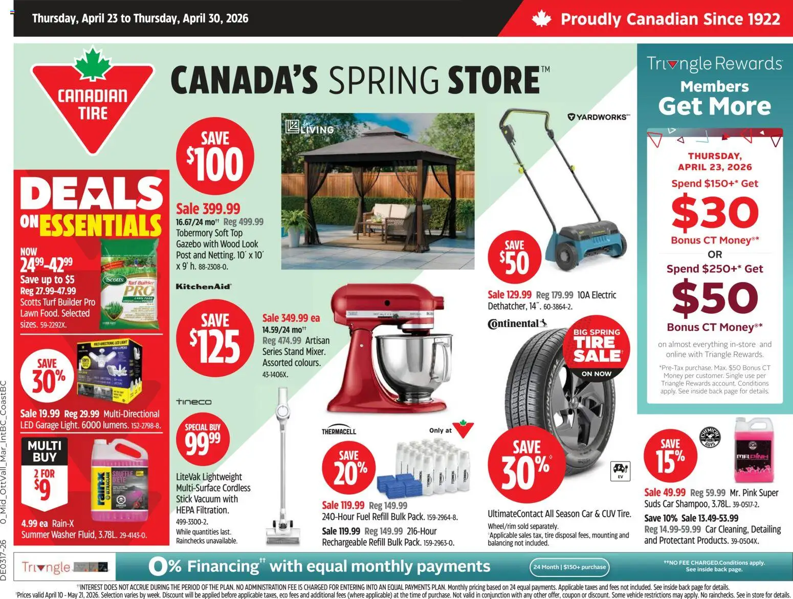 Canadian Tire flyer valid from 23.04.2026 | Page: 1