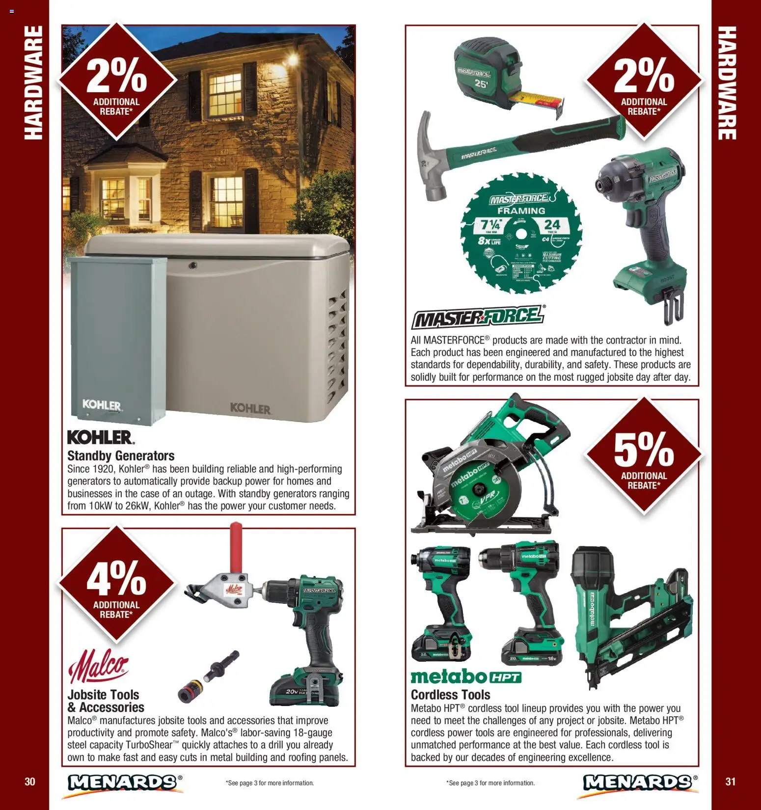 Menards - Contractor Catalog - valid from 01.01.2026 | Page: 16