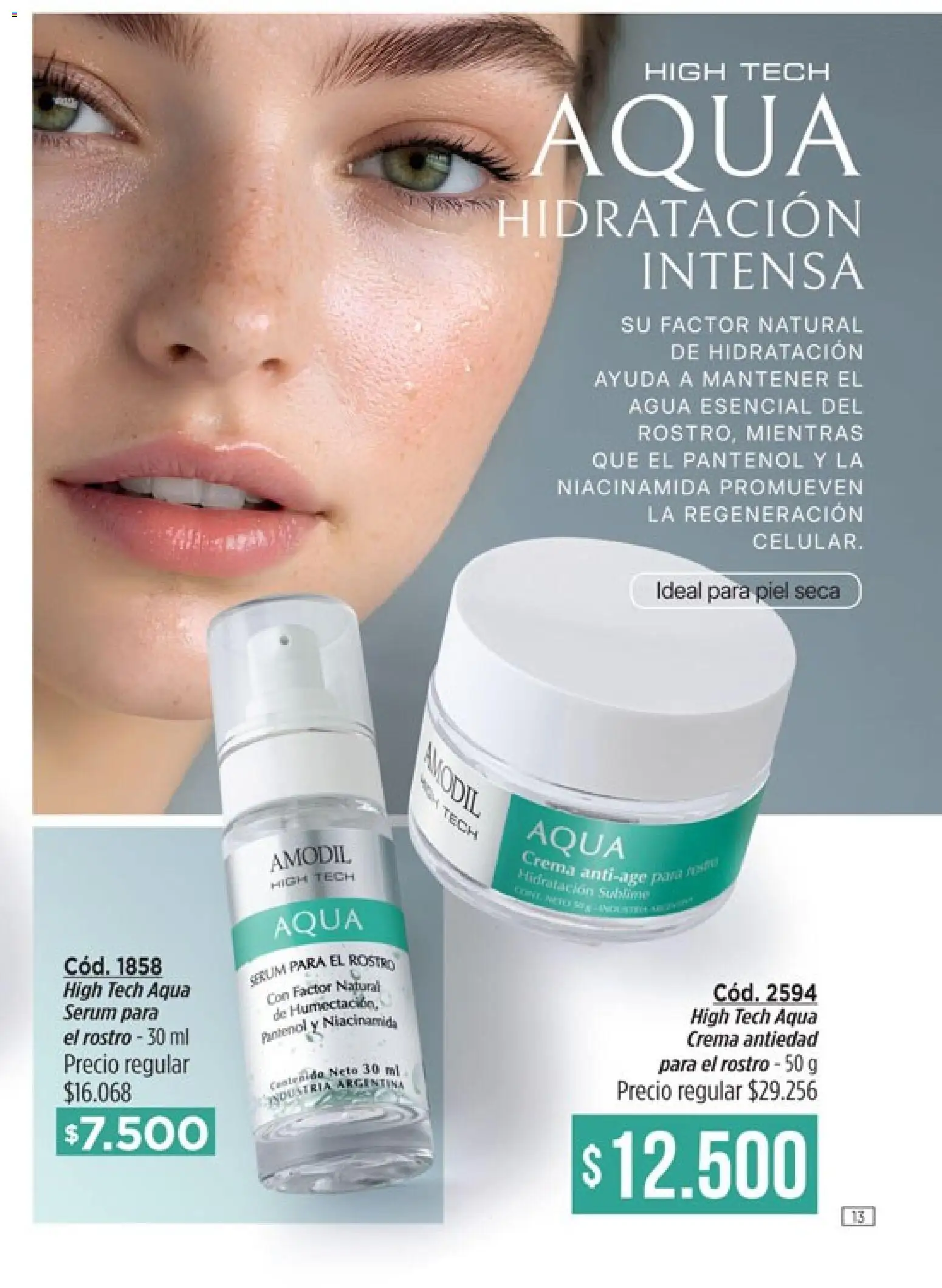 Catálogo Amodil Campaña 5 │ válido desde el 01.03.2026 | Página: 13 | Productos: Serum, Agua, Crema