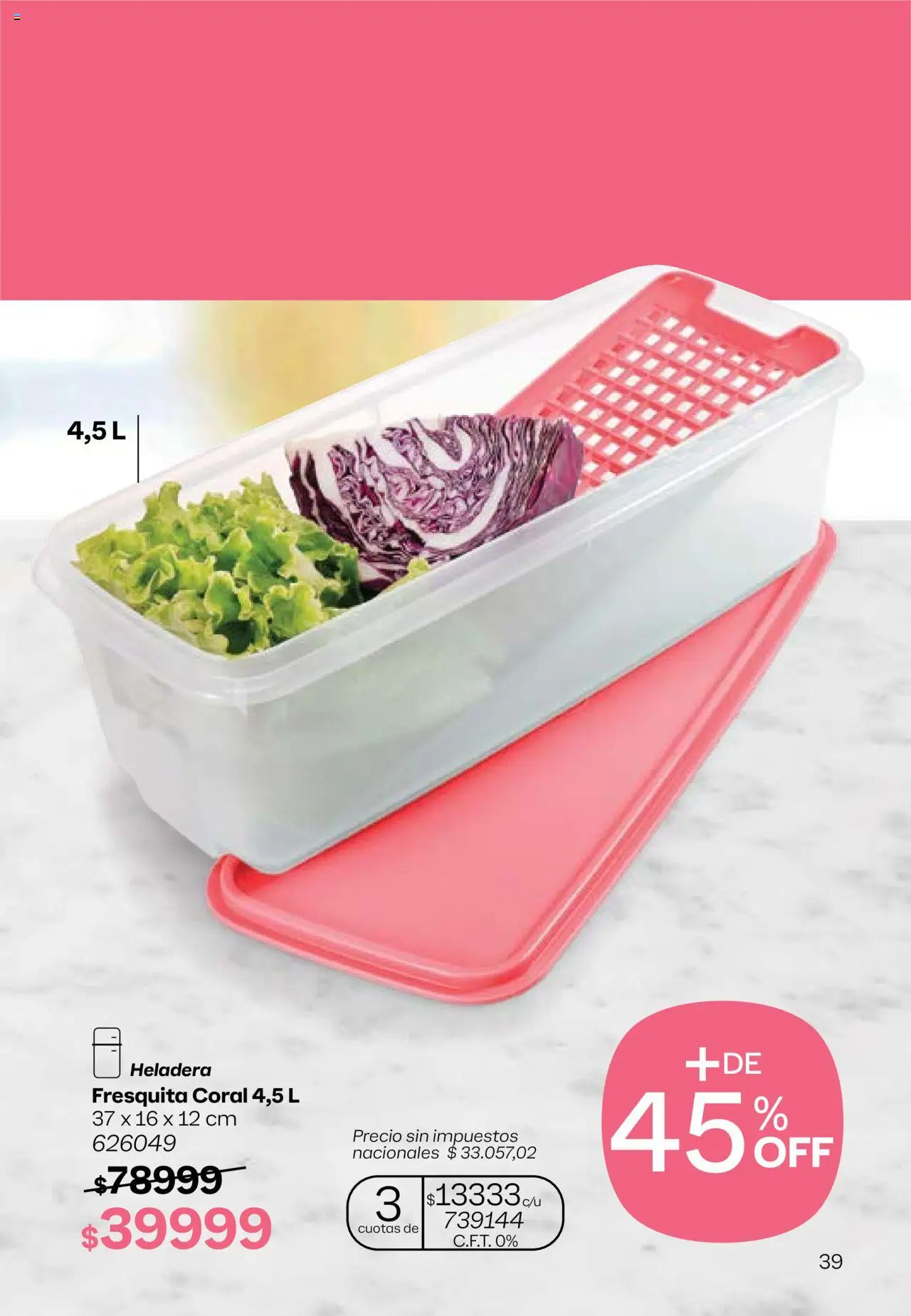 Tupperware - Campaña 17/2025 │ válido desde el 13.10.2025 | Página: 40 | Productos: Heladera