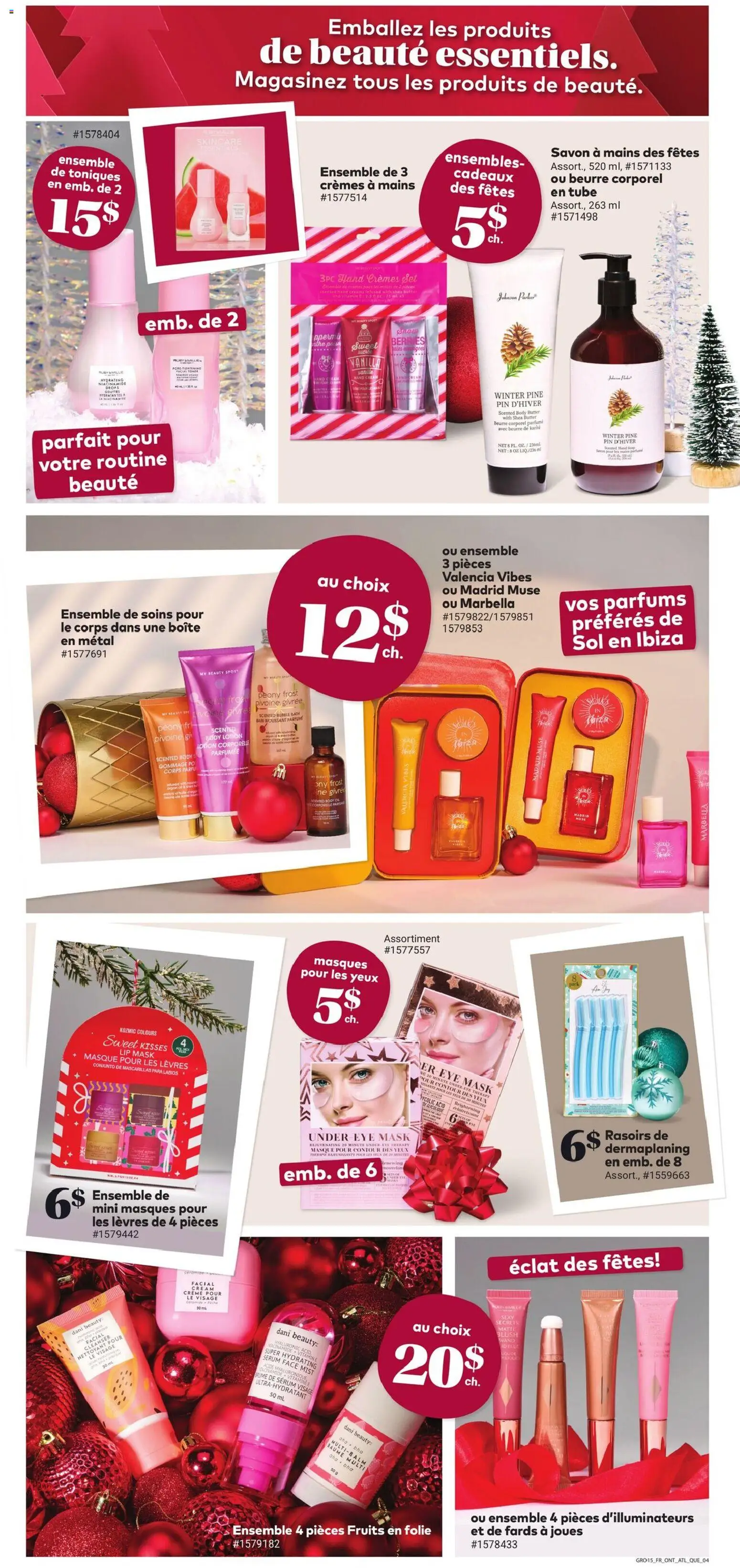 Giant Tiger flyer valid from 12.11.2025 | Page: 4 | Products: Blush, Mask, Bubble bath, Butter