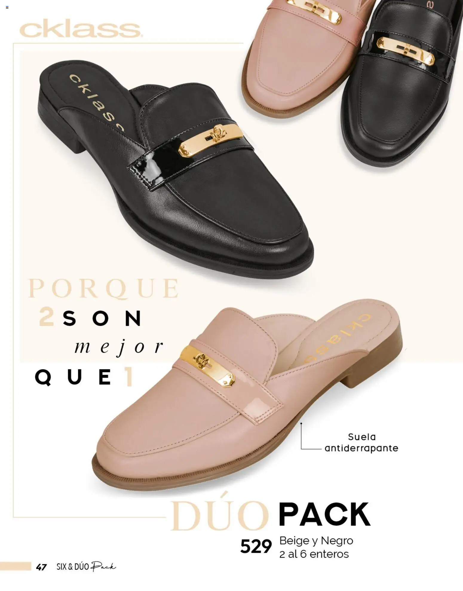 Nuevas ofertas de Cklass válidas en toda la República Mexicana desde el 02.01.2026. ¡Encuentra las mejores ofertas en Cklass catálogo Six & Dúo pack! | Página: 48