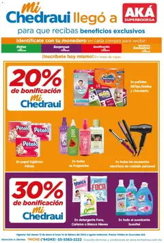 Vista previa de Arteli folleto MiChedraui Aká, nuevo folleto de la tienda, válido en México a partir del 13.02.2026
