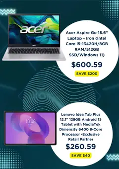 Preview of Best Buy weekly flyer / circulaire from shop Best Buy valid from 17.03.2026 | Page: 2 | Products: Tablet, Iron