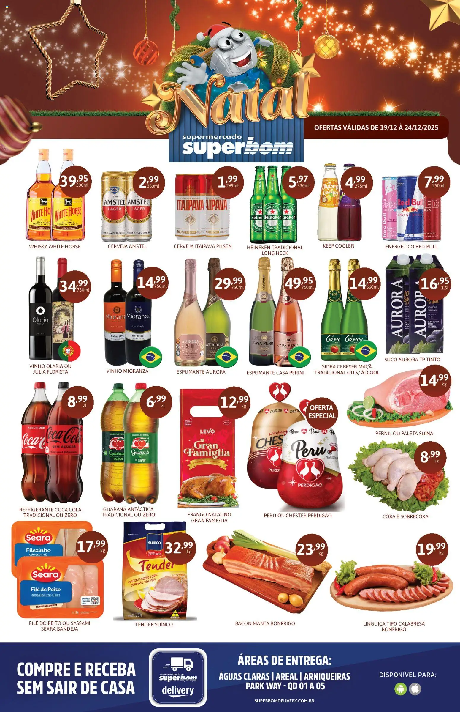 Superbom Folheto - válido de 19.12.2025 | Página: 1 | Produtos: Tender, Presunto, Cerveja, Açúcar