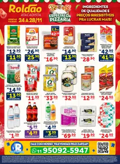Roldão - Ofertas Especial Comerciante Pizzaria - Pré-Visualização do folheto da loja Roldão, válido de 24.11.2025