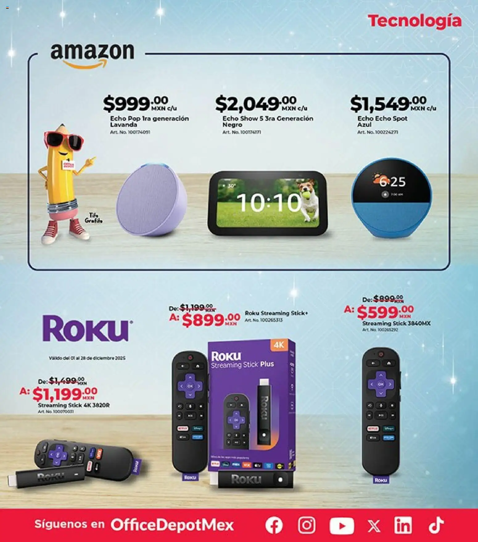 Nuevas ofertas de Office Depot válidas en toda la República Mexicana desde el 01.12.2025. ¡Encuentra las mejores ofertas en Office Depot catálogo! | Página: 2