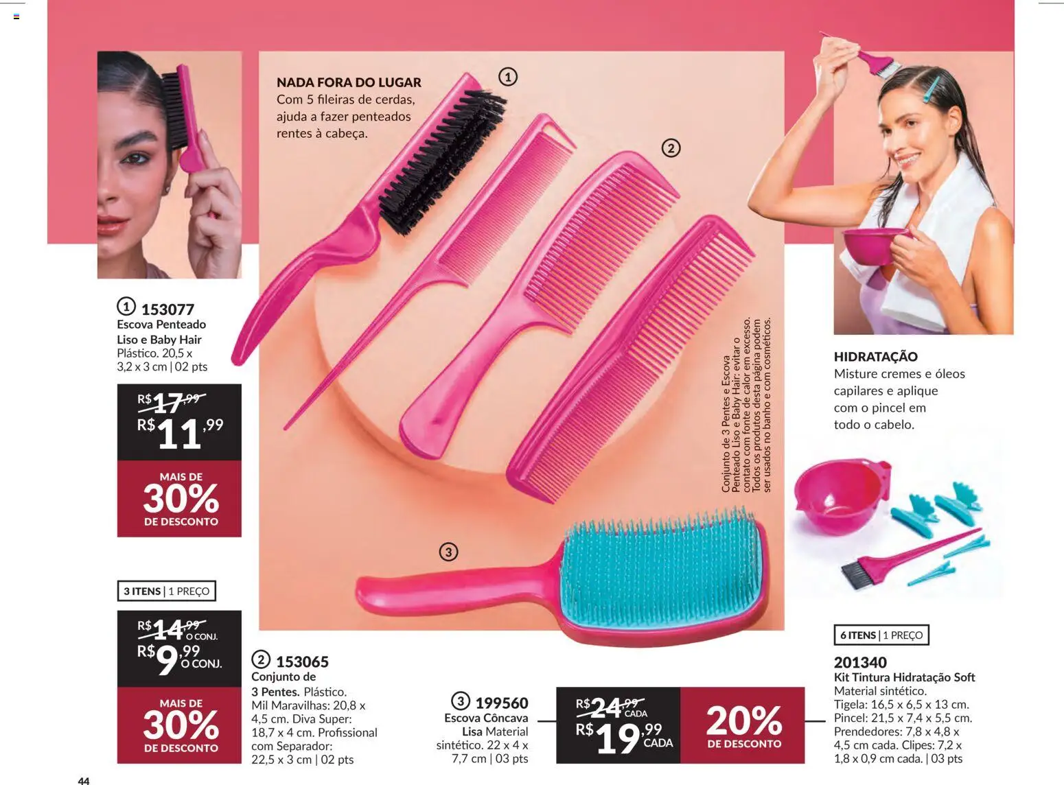 Avon Folheto - válido de 15.01.2026 | Página: 44 | Produtos: Pincel, Escova, Tigela