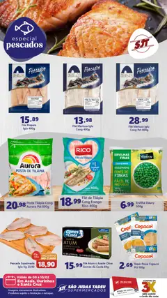 São Judas Tadeu - Ofertas Especial Pescados - Pré-Visualização do folheto da loja São Judas Tadeu, válido de 09.02.2026