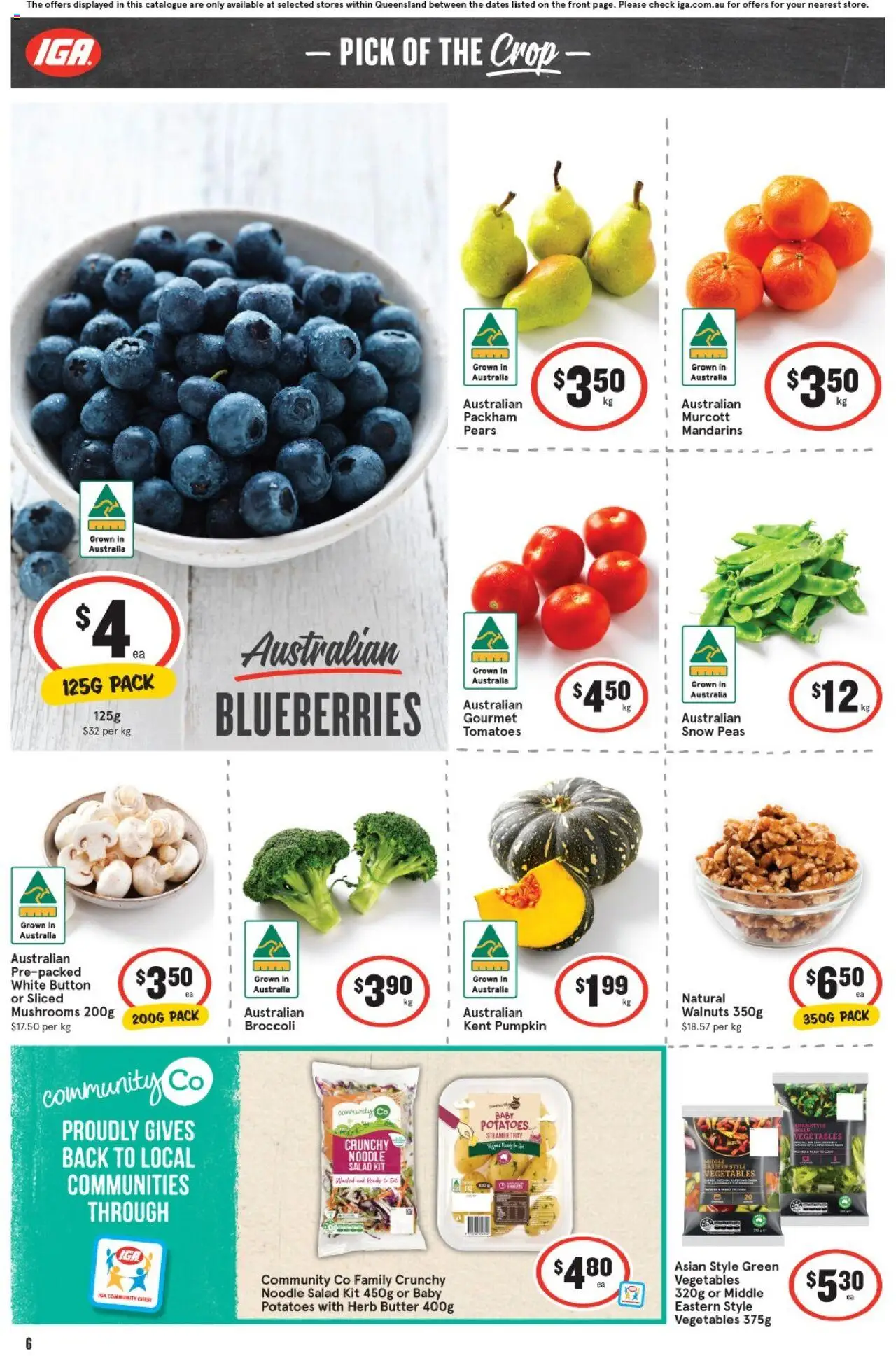 IGA catalogue - valid from 20.08.2025 | Page: 7 | Products: Herb, Tomatoes, Vegetables, Blueberries