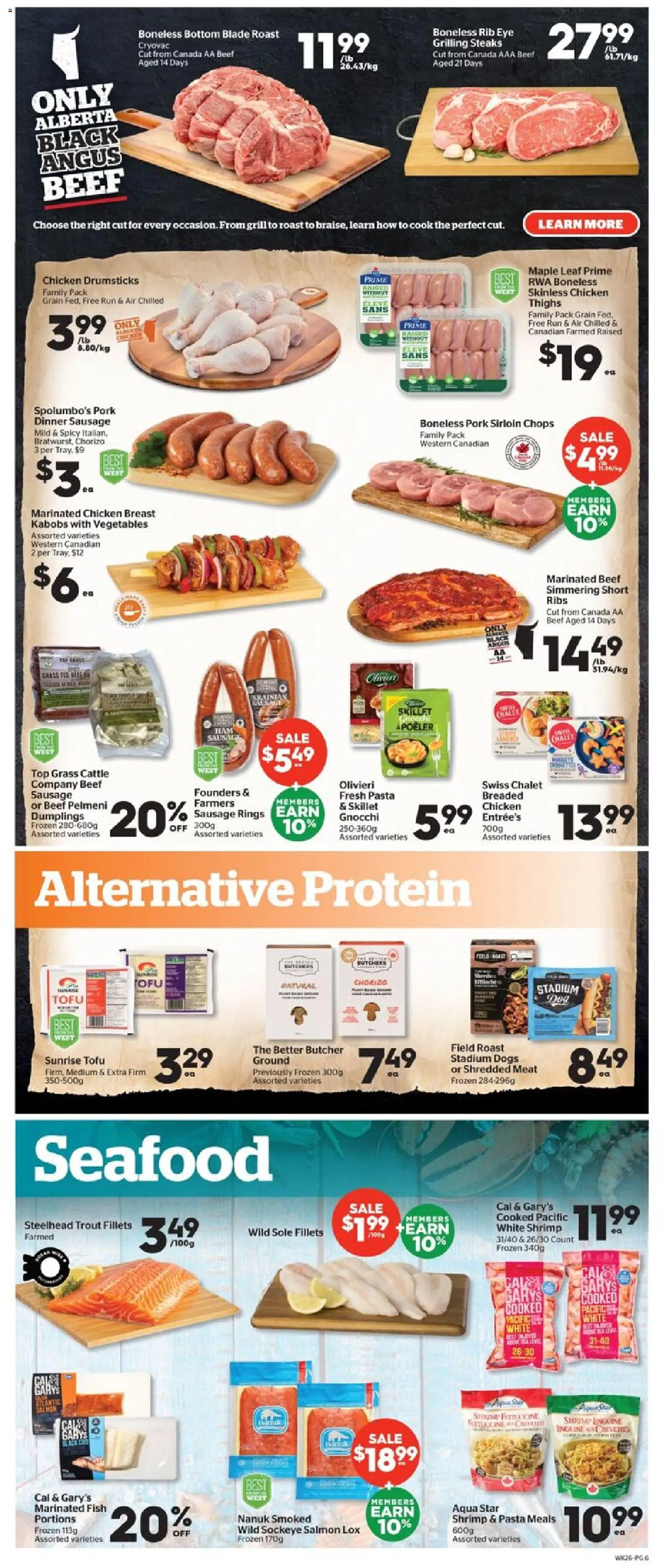 Calgary Co-op flyer valid from 30.04.2026 | Page: 6 | Products: Fish, Pasta, Grill, Chicken