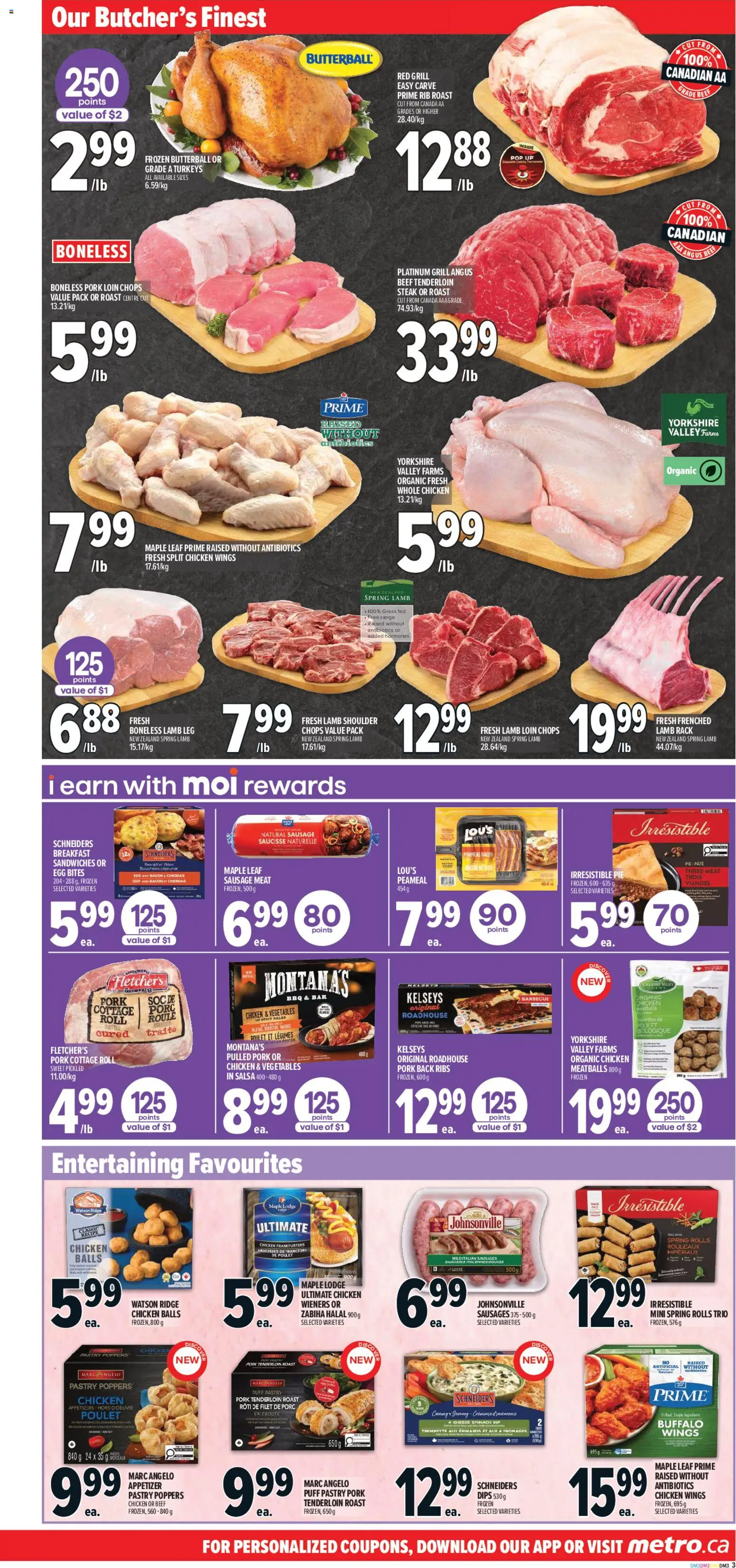 Metro flyer valid from 26.03.2026 | Page: 9 | Products: Beef, Chicken wings, Ridge, Chicken