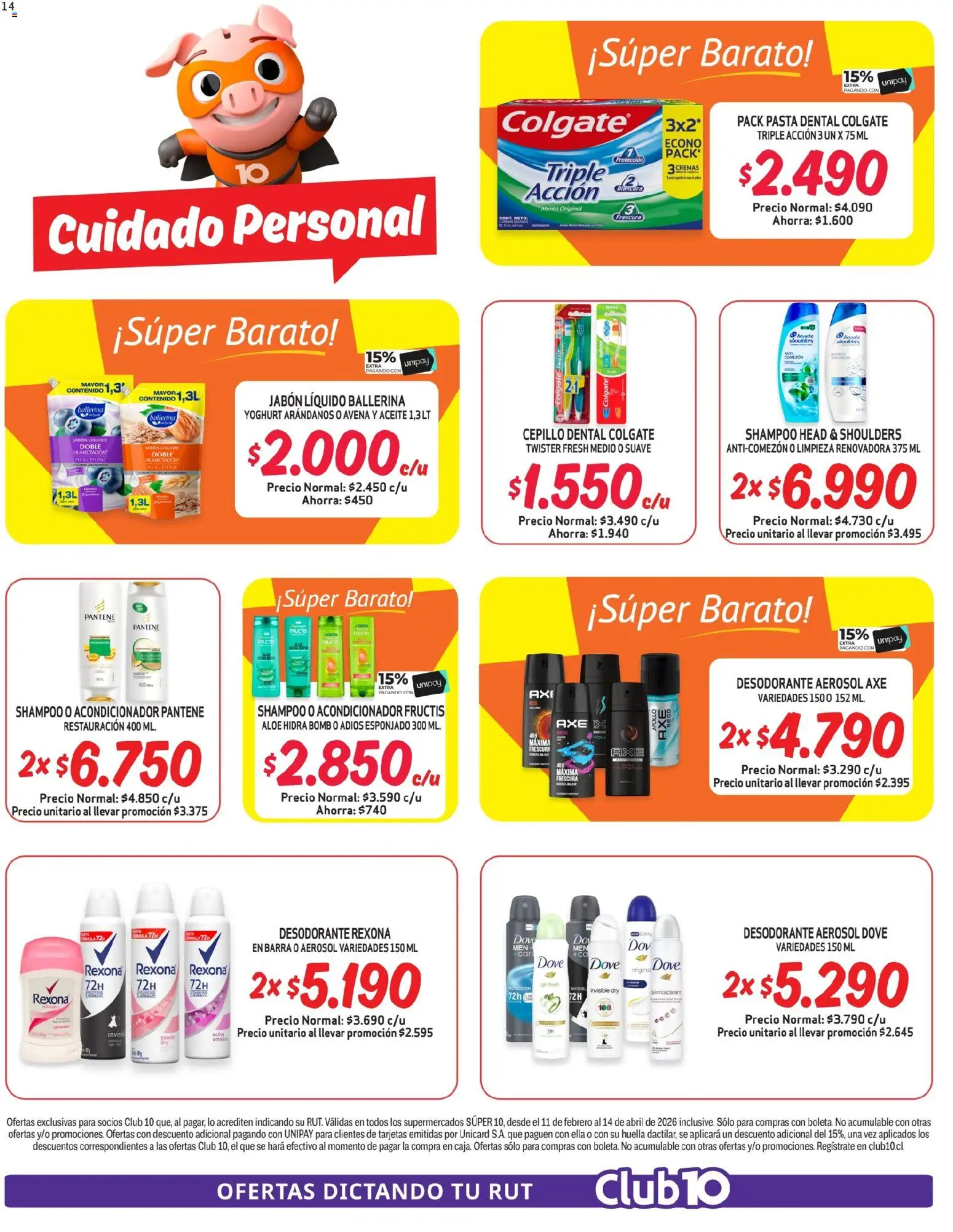 Alvi - CSúper Barato │ válido desde el 11.02.2026 | Página: 14 | Productos: Avena, Arándanos, Desodorante, Aceite