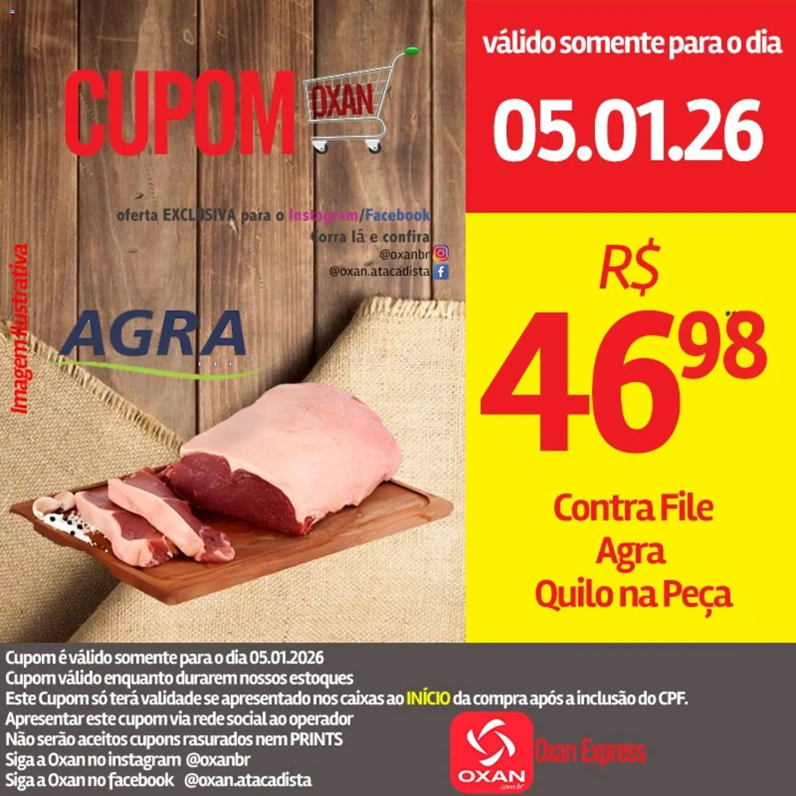 Oxan Atacadista Folheto - válido de 05.01.2026 | Página: 2 | Produtos: Contra filé