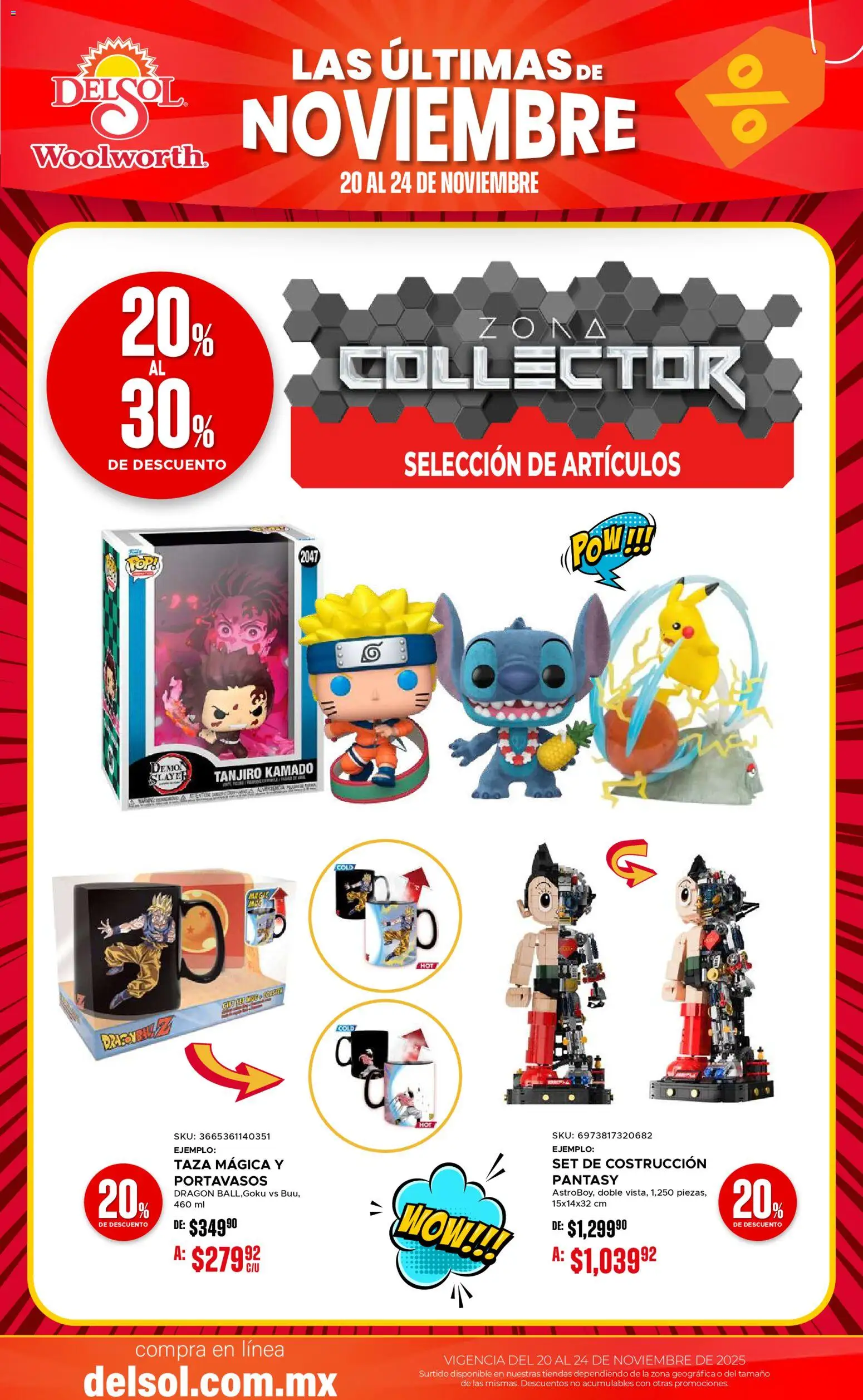 Nuevas ofertas de Del Sol y Woolworth válidas en toda la República Mexicana desde el 20.11.2025. ¡Encuentra las mejores ofertas en Del Sol y Woolworth Buen Fin ! | Página: 7