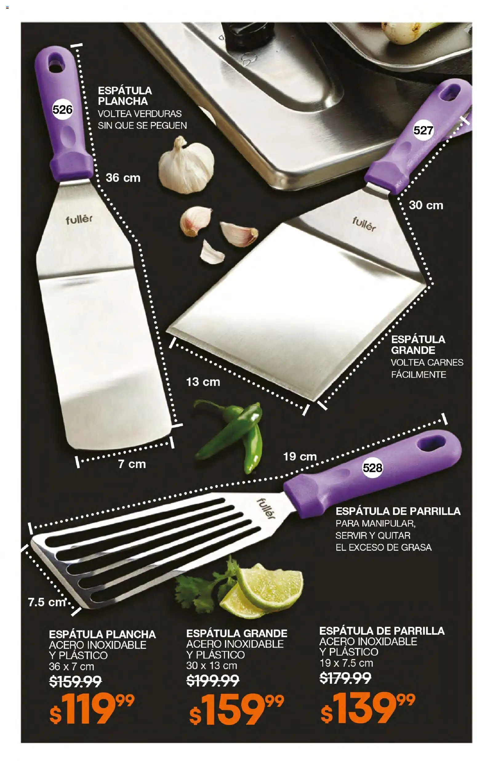 Nuevas ofertas de Fuller válidas en toda la República Mexicana desde el 18.02.2026. ¡Encuentra las mejores ofertas en Fuller campaña 23 2026! | Página: 166 | Productos: Espátula, Parrilla, Plancha